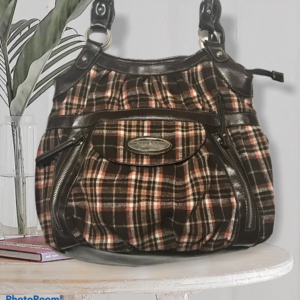Rosetti Plaid Shoulder Bag